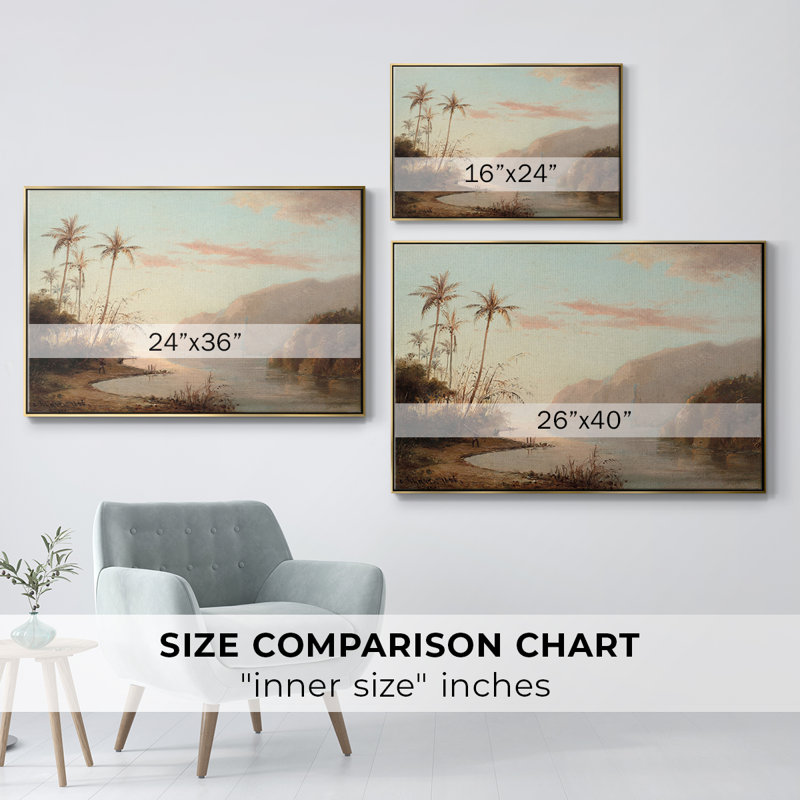 «Vintage Landscape-XXXVI» sur toile, Or, H 25 po x l 37 po