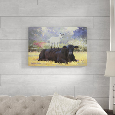 «Farm Pals V», peinture sur toile
