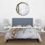 Glitter Drops On - bleu clair - ensemble de housse de couette moderne - microfibre de polyester-66399298