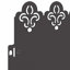 22cm H x 103cm W Steel Hardware-123601061