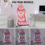 Fauteuil de jeu à bascule ergonomique avec massage Hoffree-113470373