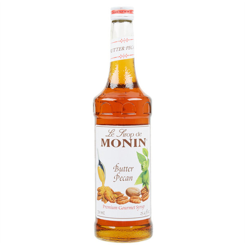 Monin Premium Butter Pecan Flavoring Syrup 750 mL Extra Leadtime WS-544SYPAR258A