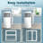 3-IN-1 Portable Air Conditioner with Cooling&Dehumidifier&Fan Mode, for Rooms up to 270/300 Sq.Ft-88132339