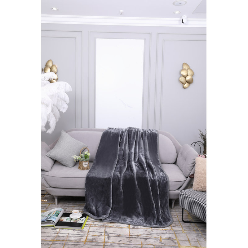 Bernestine Throw Blanket, W150 x L200cm, Grey