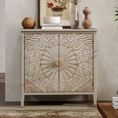 2 Door Cabinet, American Furniture, Suitable For Bedroom, Living Room, Study