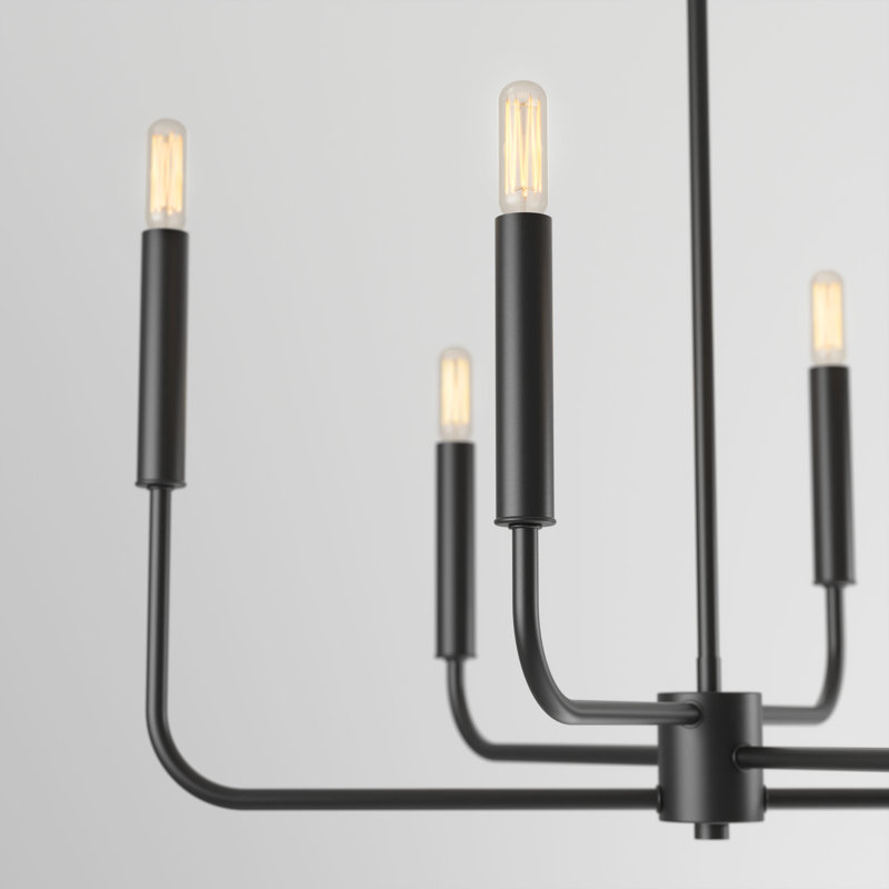 Luminaire suspendu unique à 6 lumières Ellis-Mae