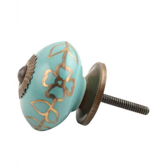 Oversized Hand Painted 1.75" Diameter Round Knob