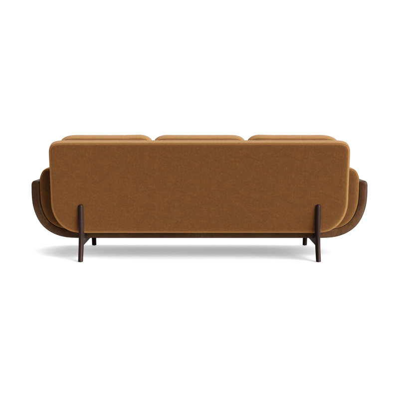 Regatta 90 Sofa, Performance Velvet - Hazelnut/Bedford - Tobacco, Java