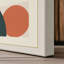 Monstera Geometry Mid-Century - Wrapped Canvas-1188159654-1188159662