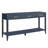 60" Painted Console Table With 3 Drawers-1066156242