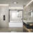 Kingston Brass 60-Inch Acrylic Rectangular 3-Wall Anti-Skid Alcove Tub With Tub Door, Hand Drain-108586727-108586726