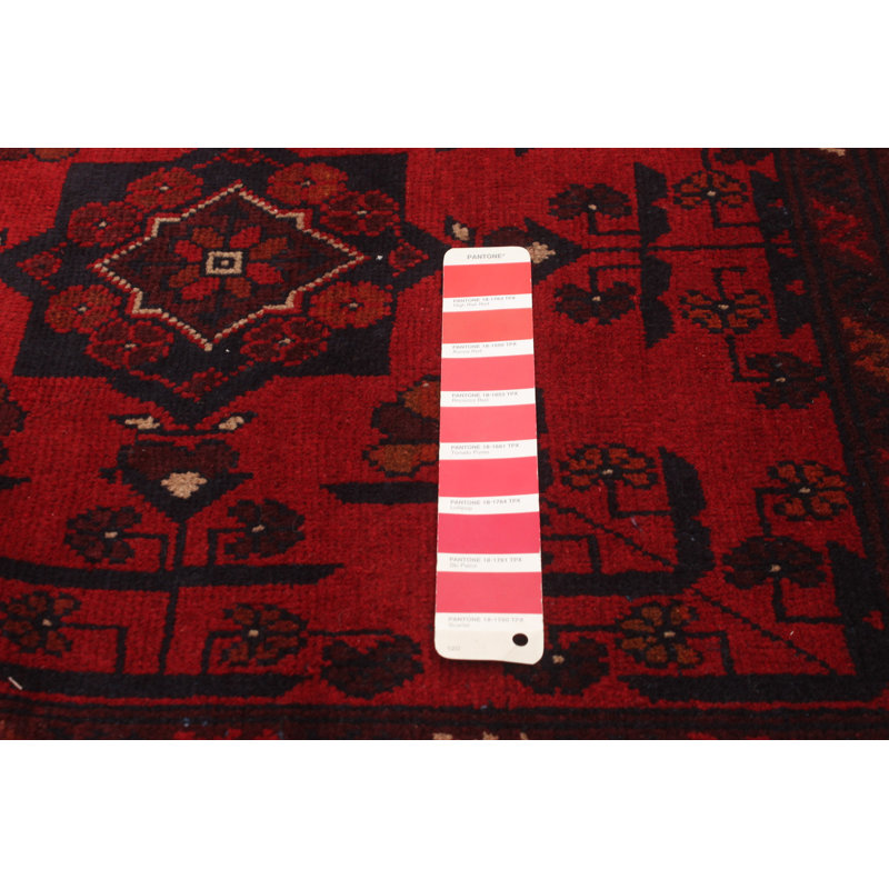 Tapis unique en laine noué à la main 6 pi 6 po x 9 pi 7 po nouvel âge Floydene