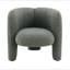 Chaise d'appoint en tweed
