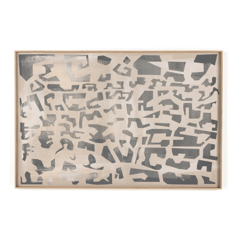 Block III Painting by Coup D'Esprit, 40" H x 60" W x 2" D