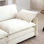 Two-Seater Sofa  With One Footrest, L-Shaped 2-Seater Sofa With Ottoman For Small Living Spaces-1087418288-1087418287