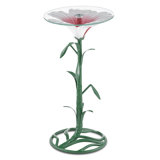 Hibiscus Glass End Table