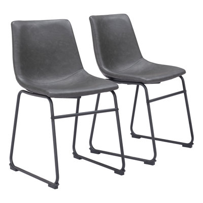 Smart Faux Leather Upholstered Side Chair