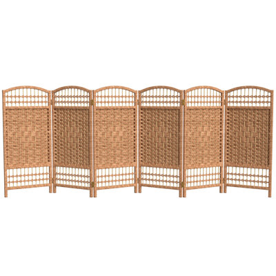 Short Fiber Weave Folding Screen
