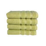 Ensemble de 4 serviettes en coton Antalya