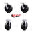 4 Piece Glass Filled Nylon Caster Set