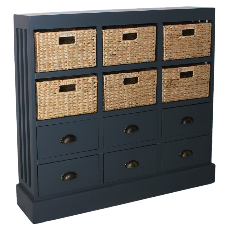 Nantucket 6 tiroirs, Gris
