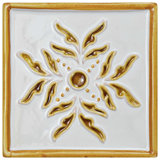 Novecento Taco Evoli 5" x 5" Ceramic Decorative Accent Tile