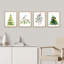 «Christmas Tree Pine Tree Bird Forest Forest», impression sur papier 4 pièces-97770330-97770331
