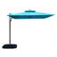 Parasol en porte-à-faux rectangulaire 9 pi x 11 pi avec mât central (base non incluse)-1287454128