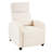 Modern and Soft Touch Corduroy Fabric Upholstered Manual Recliner-1585593969