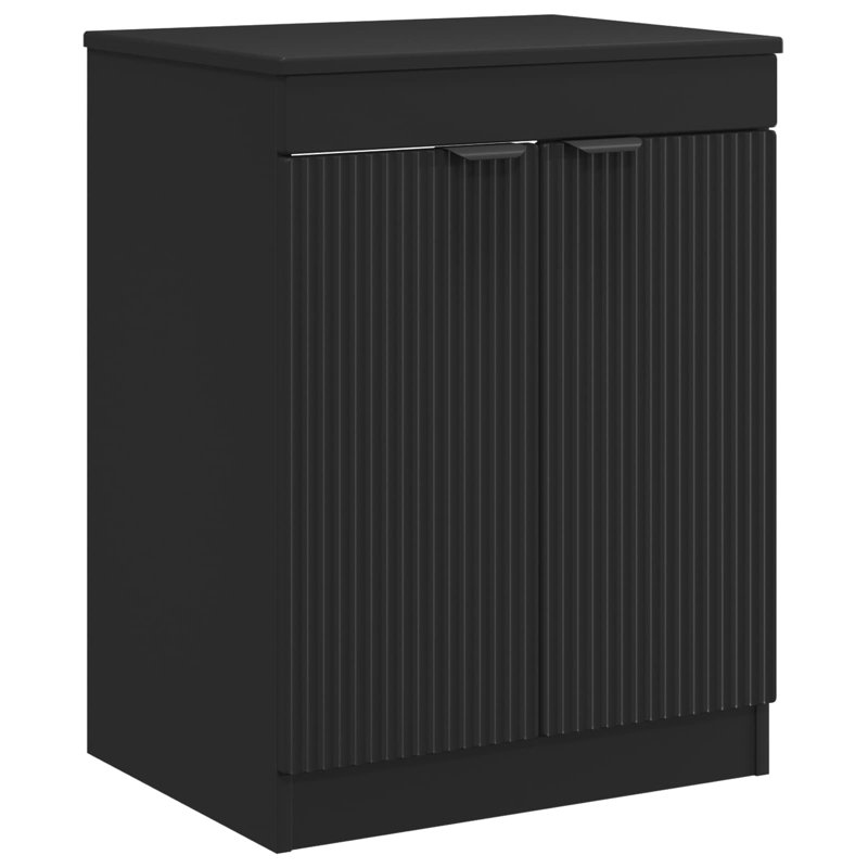 54 mm Single Double Bathroom Vanity Base, Black