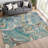 Machine Washable Indoor/Outdoor Jourdan ACN2395 Abstract Rug-850145704