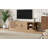 Farmhouse Wooden TV Stand With Sliding Tambour Door For Tvs Up To 75"-975963310