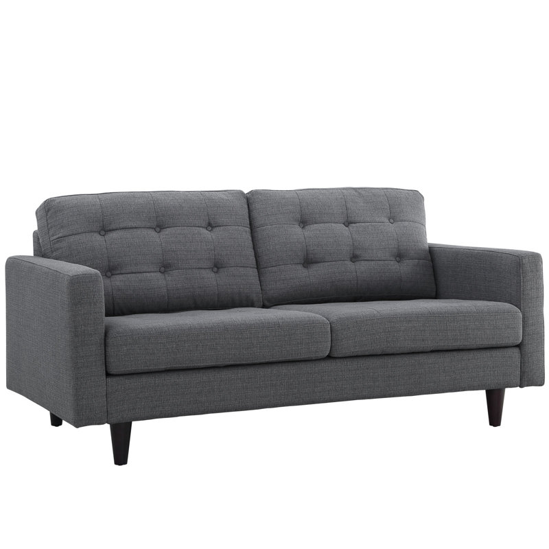 Causeuse rembourrée Empress de Modway, Gris