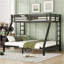 Lit superposé simple au-dessus de grand lit en métal pour adolescents