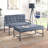 Grey And Sandy Grey Tufted Bench