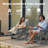 Outdoor Adirondack Rocking Chair With Retractable Ottoman HIPS All Weather Oversized Plastic Patio Rocker Chair-12950023