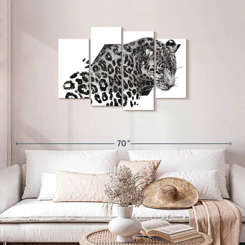 Brampt Cosmic Leopard, 27'' H x 43'' W