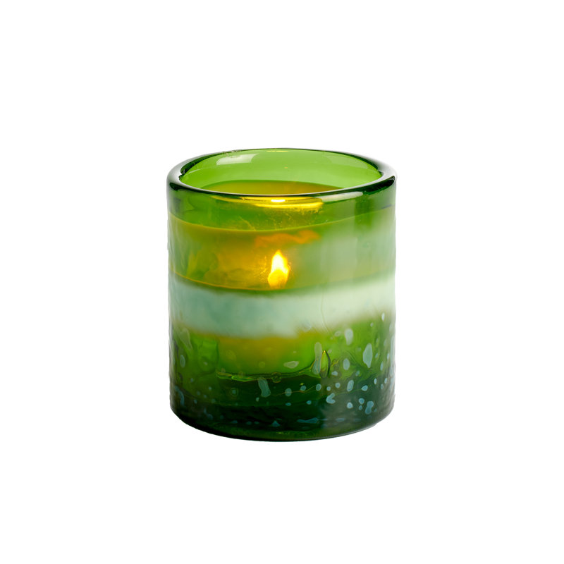 Porte-votive de table en verre H 3 po