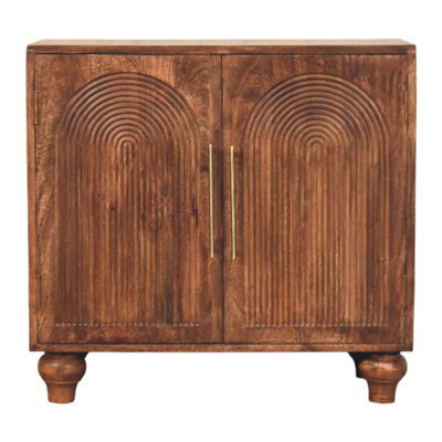Solid Wood 2 - Door Standard Accent Cabinet