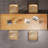 Brown Rectangular Solid Wood desk-108954479