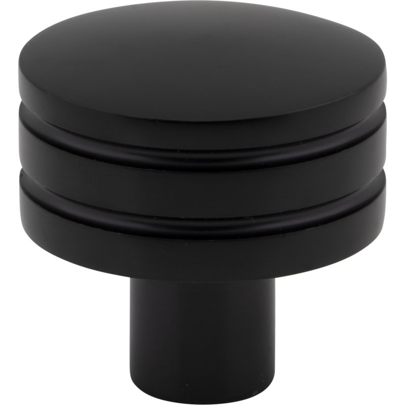 Griffith 1.25" Diameter Mushroom Knob, Matte Black