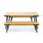 1 Dining Table+2 Dining Benches