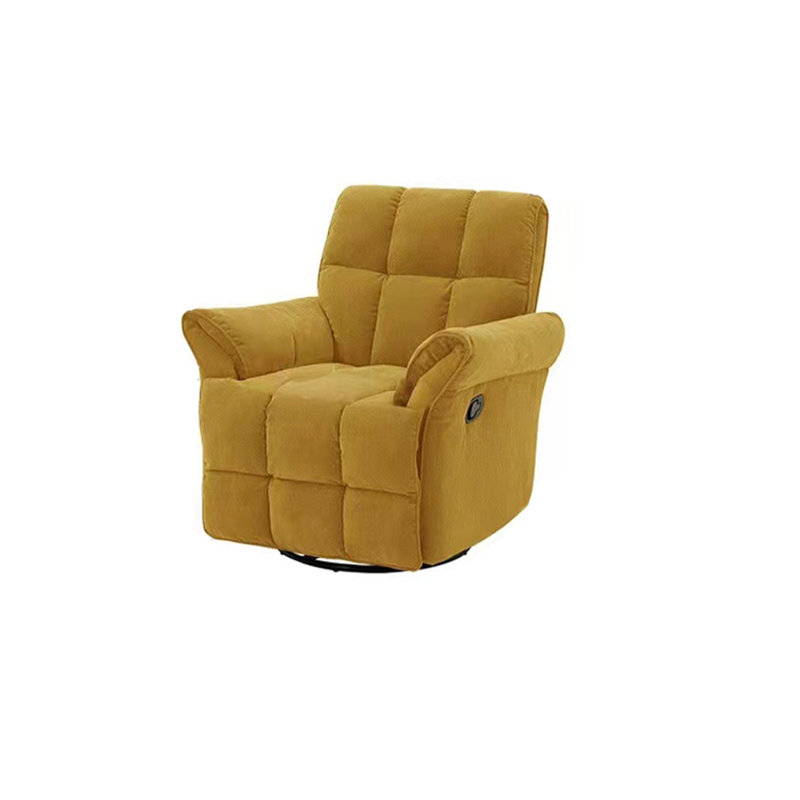 Fauteuil inclinable Monya, Mélange de polyester jaune