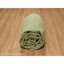 9'1"x12' Grasshopper Green Plain Modern Design Pure Wool Hand Loomed Rug 755F98D4833A457095E82DF4CA6A82CC