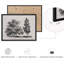 "Gray Trees Vintage Rustic Artwork, impressions encadrées, affiches, petit art mural de salle de bain"-101825375-101825387