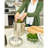 iDesign Brushed Stainless Steel 1.3-gal. Kitchen Countertop Compost Bin with Charcoal Filters