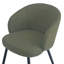 Oronogo Chunky-Weave Fabric Upholstered Dining Chair with Crossed Legs, Set of 2-493093247
