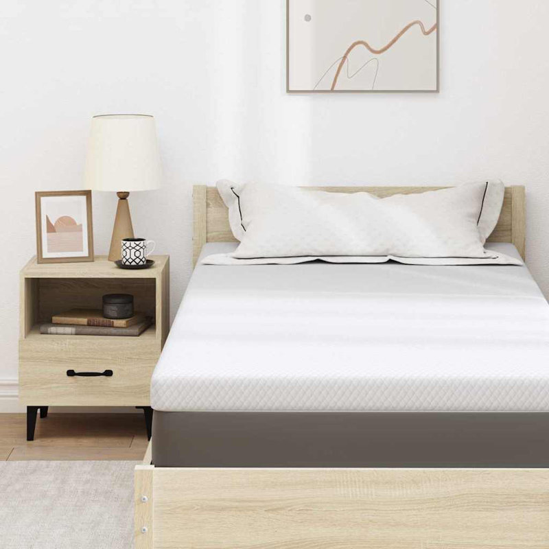 Memory Foam Mattress Pad, 90 x 200 cm, 3.9"