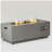 Outdoor propane fire table with tank stand