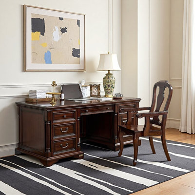 American Style Home Desk and Chair Set